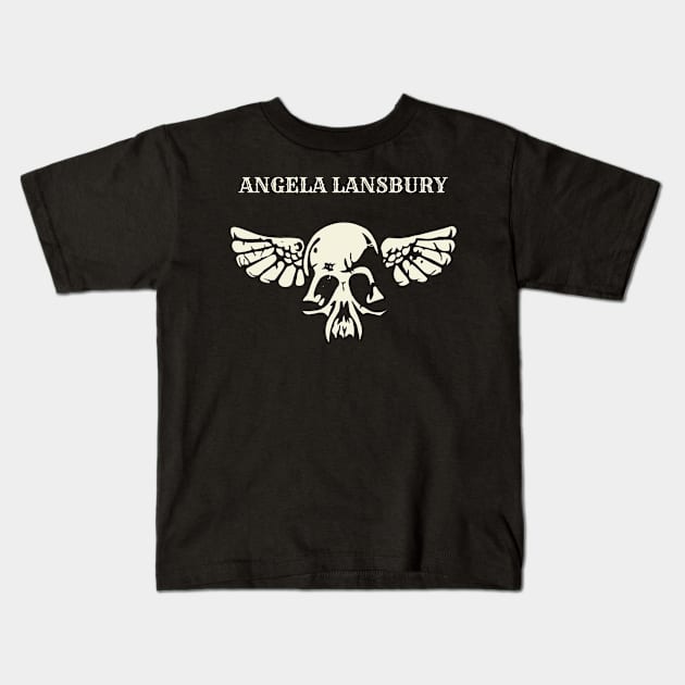 angela lansbury Kids T-Shirt by ngabers club lampung